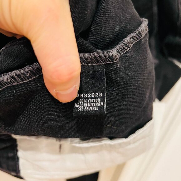 VTG Southpole Jacket Mens Black Denim Y2K Type II Grunge 90s Rap Hip Hop 90s - Picture 9 of 16